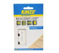 KINZO 71708 G180 Rectangular Wood Sanding Paper