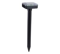 Kinzo Solar Ultrasonic Mole Repeller - Vibration and Ultrasonic Mole Repellent - Against Moles - Coverage up to 700 m² - Weather Resistant