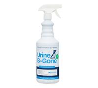 KINZUA ENVIRONMENTAL Urine B-Gone, Professional Enzyme Odor Eliminator & Pet Stain Remover, Human, Cat & Dog Urine Cleaner, Effective on Laundry, Carpets & More (947 ml (Pack of 1), Original)