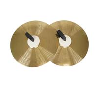KIOALXZ Professional Crash Cymbal Drum Alloy Easy Solution For Musicians Seeking Versatile And Crash Performance Drum Players Instrument Parts Apartments, Golden, 12 inch