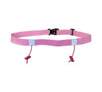 KIOALXZ Quick Release Running Bib Holder Race Belt Adjustable Fit No Pins Needed Cycling Number Belt Lightweight Reflective Running Bib Holder Race Triathlon, Pink, 25x920mm