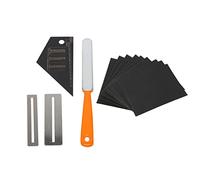 Kioball Leveling Ruler Sandpaper and Fingerboard Guitar Fret Crowning File Guitar Fret File Guitar Accessories