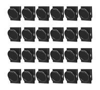 Kioball Magnetic Clips, 24 Pcs Fridge Magnet Whiteboard Magnets, Metal Clips Refrigerator Magnets, Magnet Clips Black