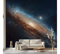 Kioldoq Universe Galaxy Wallpaper Peel and Stick, Outer Space Wall Murals 300x210 cm, Starry Mural Removable Self-Adhesive for Bedrooms Living Rooms Kitchen Home Decoration
