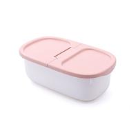 Kiommi Airtight Food Storage Container with Locking Lid Handle for Pet Dry Flour Rice and Cereal Premium PP Material