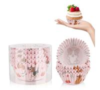 Kiopdse Dog Themed Cupcake Cases,100 pcs Muffin Cases,Cupcake Wrappers,Paper Cupcake Liners,Paper Muffin Cupcake Liners,Muffin Baking Cups,Paper Baking Cups,Cupcake Papers,Standard Size 2x1.25inch