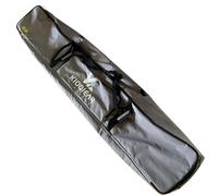Kioqiear Rolling Ski Bag with Wheels for Air Travel,Padded Double Ski Bag to Hold 2 Pairs of Skis up to 175 or 190 cm. (GREY, 175cm)