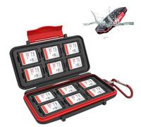 Kiorafoto 12 Slots SD Card Holder Professional Water-Resistant Anti-shock