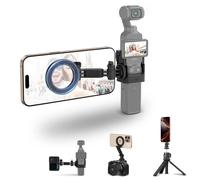 Kiorafoto Magnetic Phone Holder for Pocket 3,Detachable Pocket3 Cage with Extension Magnet Phone Mount,Adjustment Phone Handle Grip for iPhone 16/15/14/13 Pro Max & Pocket 3 Creator Combo Accessories