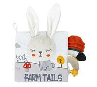 Kioriur Bath Books For - High Contrast Tail Fabric Book Tear Resistant - Soft Touch Fabric Activity Books For Soft Tail For