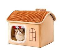 Kioriur Cat Caves for House Cats, Kitten Beds for Home Kittens, Thermal Kitten House Indoor Cat House - Washable Cat Bed, Reusable Sleeping Bed for Pet Shops