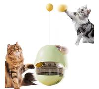 Kioriur Cat Treat Dispenser Toy, Treat Puzzle Toy for Cats - Kitten Snacks Temptation Ball - Cat Treat Dispenser, Cat Treat Food Toy with Catnip Balls for