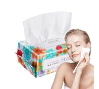 Kioriur Cotton Tissue Face Towels - Thicken Face Towels, Pearl Pattern,Hygienic Tissues, Safe Cotton Wipes