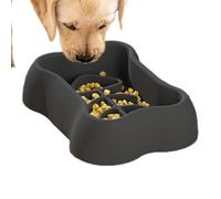 Kioriur Dog Food Bowl Slow Feeder - Anti-Choking Silicone Suction Pet Bowl,Slow Eating Dog Bowl Cat Puzzle Feeder, Anti-Slip Pet Maze Dish for Healthy Eating Diet