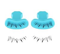 Kioriur Lower Eyelash Buffer,Lower Lash Stamp | Silicone Bottom Eyelash Buffer Tool, Multipurpose Makeup Tool for Beauty Salon, Home, Travel, Business Trip