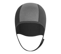 Kioriur Men Women Swim Cap Chin - Strap Swimming Cap, Women Swim Cap Hat | 2.5mm Warm Swimming Cap Diving Hat, Waterproof Neoprene Swim Cap Wetsuit Hood Adjustable Swimming Cap