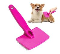 Kioriur Pet Grooming Comb, Pet Grooming Comb - Cat Grooming Comb with Comfortable Grip, Comb Single Prong Comb: Start with the Fine Tooth Comb to Help Stubborn V
