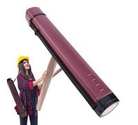 Kioriur Poster Tube | Poster Holder with Strap Extendable Fly Rod Tube,Portable Storage Tube, Blueprint Storage for Posters, Floor Plans, Maps