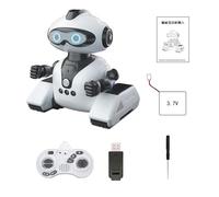 Kioriur Smart Robots For, Remote Robot Toy,Gesture Detection Programmable Robot with LED Eyes | Interactive Mobile Robots Toy Gesture Detection Song Programming Robot Toy