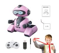 Kioriur Smart Robots for, Remote Robot Toy, Intelligent Gesture Detection Robot with LED Eyes - Interactive Mobile Robots Toy Gesture Detection Song Programming Robot Toy