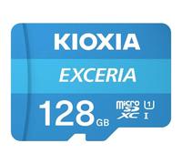 KIOXIA 128GB EXCERIA microSD Memory Card U1 Class 10 100MBs Max Read Speed, Full HD Video Recording