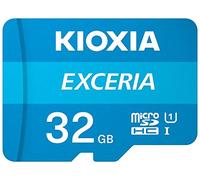 KIOXIA 32GB EXCERIA microSD Memory Card U1 Class 10 100MBs Max Read Speed, Full HD Video Recording