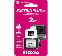 KIOXIA EXCERIA Plus G2 2TB microSD Memory Card - Video Speed Class 30 (Black)