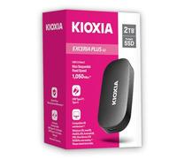 KIOXIA EXCERIA Plus G2 Portable 1TB / Up to 1,050MB/s Read 1000MB/s Write,MIL-STD Drop Tests, 256 AES Encryption, Photographers, Content Creators and Gaming,Smartphone,Mac Compatible External SSD