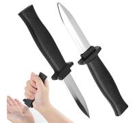 Kioylmo 2 PCS Fake Knife, Retractable Knife Plastic Prop Knife Halloween Telescopic Knives Magic Tricks Prop for Kids Adults Fool's Day Ghostface Toy Dagger Disappearing Dagger Knife
