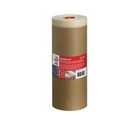 Kip Drop Cloths Pre-Taped Paper Painters Masking Film 300MM x 25M, Masker Masking Tape with Sheet, Drape for Spraying, Covering, Suitable for Decorating, Automotive, Windows Dust & Surface Protection