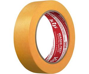 kip 3808 WASHI-TEC® Goldkrepp® Professional Painter's Tape in Premium Quality 30 mm x 50 m Thin Washi Tape for Covering, Painting & Varnishing, Painter's Tape for Painting Work and Renovations