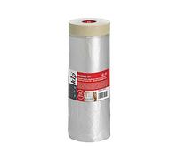Kip Drop Cloths Pre-Taped Painters Masking Film 2600mm x 25m, Masker Masking Tape with Plastic Sheet, Drape for Spraying, Covering, Suitable for Decorating, Automotive, Windows Dust & Paint Protection