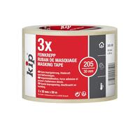 Kip Masking Tape 205-98, Professional and Impregnated, Fine Crepe Masking Tape for Painting and Varnishing, 30 mm x 50 m