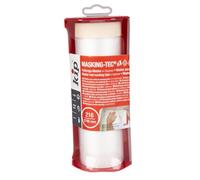 Kip Tape & Drape Dispenser Prefilled with Drop Cloth Painters Masking Film 2700mm x 33m, Masker Masking Tape with Plastic Sheet, Drape for Spraying, Covering, Suitable for Decorating