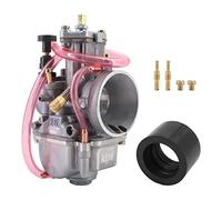KIPA Carburetor for Kawasaki KX80 KX85 KX100 Yamaha YZ80 YZ85 DT100 SUZUKI RM80 85 CR80 CR85R GY6 PWK 28mm 2 stroke Racing Flat Slide Carb Carburetor with Intake needle jet
