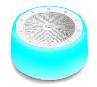 Kipcush Automatic Tibetan Singing Bowl Sound Machine - 11 Healing Tones, Touch Control Night Light, Smart Timer & Memory, Plug-in Sound Therapy Device for Yoga, Meditation, Sleep & Stress Relief