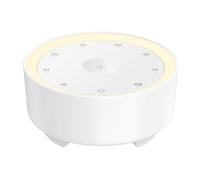 Kipcush Sound Machine & Night Light for Adults, Baby, Kids. White Noise Machine with 20 Soothing Sleep Sounds. Small Size & Portable Design for Bedroom, Office, Travel. Favorites Buttons, Timer
