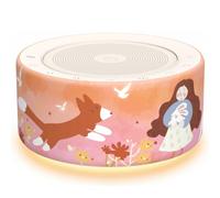 Kipcush White Noise Machine for Baby & Adults, 30 Soothing Sounds, Soft Non-Glare Nursery Lamp, 8 Color Night Lights, Memory Function & Up to 8-Hour Timer for Sleep and Relaxation