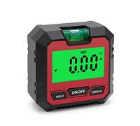 Kipebep Precision Digital Inclinometer Goniometers with Magnetic Base - Bevel Box for Digital Protractor - Red