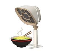 KIPEKE Desktop Cooker Hood, Mini Household Extractor Hood, 66 ° Adjustable, 6-Segment Height Adjustment, Easy To Clean, 3200 RPM Range Hood for Home, Kitchen, Hot Pot, BBQ