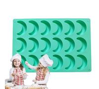 Kipferl Silicone Baking Mould, Moon Chocolate Mould, 18 Cavities Silicone Vanilla Cipferl Baking Moulds, Vanilla Cipferl Baking Mould, Chocolate Moulds, Jelly Moulds, Casting Mould, Silicone Mould Ice