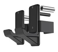 Kipika J-Hooks for 2" x 2" Power Rack with 5/8" or 1" Hole, Bottom Reinforced Steel Hooks with Rubber Pads, Heavy Duty Power Rack Attachments, Squat Rack Accessories for Strength Training, Set of 2