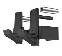 Kipika J-Hooks for 3" x 3" Power Rack with 5/8" or 1" Hole - Bottom Reinforced Steel Hooks with Rubber Pads - Heavy Duty Power Rack Attachments - Squat Rack Accessories for Strength Training - 2Pcs