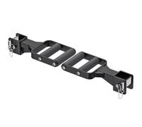 Kipika Multi-Grip Dip Bars Attachment for 2" x 2" Power Rack, Wide & Narrow Handles, Squat Rack Accessories for Home Gym Fitness Strength Training, Comfort Foam Grips, 500 lbs Capacity, 2 Pack