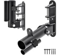 Kipika Wall-Mount Landmine Attachment - Compatible with 1" Standard & 2" Olympic Bars - Heavy-Duty Swiveling T-Bar Row Platform for Enhanced Home Gym Workouts