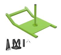 Kipika Weight Sled Adjustable Workout Sled for Strength Training & Speed Improvement | Durable Fitness Sled for Football Athletes | Fits 1” & 2” Weight Plates | Perfect for Athletic Workouts