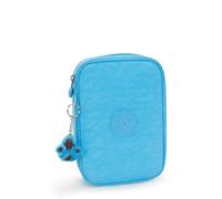 Kipling 100 PENCIL PENCIL MAKEUP, Powder blue, 6''L x 8.3''H x 2''D, Kipling 100 Pens Cosmetic Bag for Women