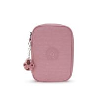 Kipling 100 Pens Case, Flouncy Pink, 8.25''L x 6''H x 2''D, Women's 100 Pens Printed Case