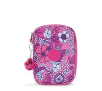 Kipling 100 Pens Case, Whimsy Wildflowers, 8.25''L x 6''H x 2''D, Kipling Women's 100 Pens Printed Case