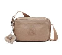 Kipling Abanu Crossbody Bag, Lightweight Compact Crossbody Bag with Zip Closure, Adjustable Strap & Multiple Compartments, Everyday Travel Bag - Tan Beige